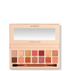 Sigma Cor-De-Rosa Eyeshadow Palette With Dual Ended Brush (2 Piece)