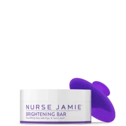 Nurse Jamie BRIGHTENING BAR WITH EXFOLIBRUSH™ SILICONE FACIAL BRUSH (2 Oz.)